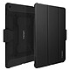 Spigen SGP Étui pour iPad 2021 2020 et 2019 10.2 Antichoc Stand Rugged Armor Pro  Noir Protection intégrale avec un clapet en éco-cuir rattaché à une coque arrière en silicone gel renforcé