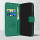 Avis Avizar Étui Samsung Galaxy S20 FE Portefeuille Support Vidéo Motif Mandala Fleur Vert