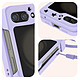 Avizar Coque pour Samsung Galaxy Z Flip 5 Rigide Motif Étoile  Violet pas cher