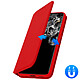 Avizar Housse Samsung Galaxy S20 Ultra Étui Folio Portefeuille Fonction Support rouge pas cher