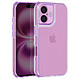 Avizar Coque pour iPhone 16 Coins Antichoc Bumper Violet Coque semi-rigide conçue pour protéger votre iPhone 16 au quotidien