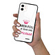 Evetane Coque iPhone 12 Mini Coque Soft Touch Glossy Je suis une princesse Design pas cher