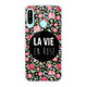 Evetane Coque Huawei P30 Lite/ P30 Lite XL 360 intégrale transparente Motif La Vie en Rose Tendance Coque Huawei P30 Lite/ P30 Lite XL 360 intégrale transparente La Vie en Rose Tendance