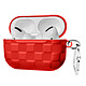 Coque AirPods Pro et Pro 2 Semi-rigide Devia Woven Pattern Series Rouge Coque signée Devia de la série Woven Pattern, spécialement conçue pour le boitier des Apple AirPods Pro et Pro 2