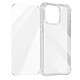 Avizar Coque pour iPhone 15 Pro Coins Renforcés Antichoc + Verre Trempé 9H Transparent Pack de protection intégral 360° spécialement conçu pour iPhone 15 Pro