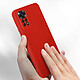 Acheter Avizar Coque Redmi Note 11 et 11s Silicone Semi-rigide Soft-touch Fine rouge