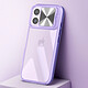 Avis Avizar Coque pour iPhone 16 Bi-matière Cache Caméra Coulissant Compatible QI Violet