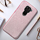 Avis Avizar Coque Xiaomi Redmi Note 9 Paillette Amovible Silicone Semi-rigide Rose