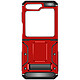 Avizar Coque Antichoc pour Samsung Galaxy Z Flip 5 Anti-chutes 3m Béquille Support  Rouge Une coque antichoc rouge de la série Defender protégeant efficacement votre Samsung Galaxy Z Flip 5