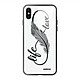 Evetane Coque en verre trempé iPhone Xs Max Love Life Coque en verre trempé iPhone Xs Max Love Life Ecriture Tendance et Design