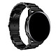 Avizar Bracelet Galaxy Watch Active2 40mm Maillons en Acier Fermoir papillon Noir - Bracelet de montre conçu pour Galaxy Gear S2 Sport/Watch Active2 40mm