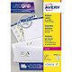 AVERY Pochette de 240 étiquettes d'adresses 99,1 x 33,9mm blanches Etiquettes d'adresse