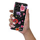 Evetane Coque Samsung Galaxy S21 Ultra 5G 360 intégrale transparente Motif Fleurs Multicolores Tendance pas cher