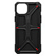 UAG Coque pour iPhone 15 Plus Anti-Chutes 6m Compatible QI Monarch Aramid Black Coque Noir en Polycarbonate, iPhone 15 Plus