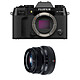 FUJIFILM X-T50 NOIR + 35mm f/2 WR GARANTIE 3 ANS. MATERIEL PROVENANCE FUJIFILM FRANCE. Emballage securisé de vos commandes. Livré avec Facture dont TVA.