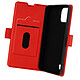 Avizar Étui pour Nokia C12 Porte-carte Support Vidéo Design Fin  Rouge Housse de protection rouge de la série Wallet Slim, spécialement conçue pour le Nokia C12