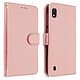 Avizar Housse Samsung Galaxy A10 Étui Portefeuille Support Stand Rose gold - Étui Flip book cover spécialement conçu pour Samsung Galaxy A10