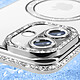 Avis Avizar Coque Diamant pour iiPhone 16 Plus Protection MagSafe Contour Strass Argent