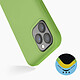 Avis Avizar Coque iPhone 13 Pro Max Silicone Semi-rigide Finition Soft-touch vert tilleul