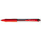 UNI-BALL Stylo bille Laknock SN100/10 rétractable grip pointe moyenne 1mm Rouge x 12 Stylo à bille