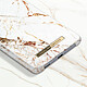 iDeal of Sweden Coque pour Samsung S21 Ultra Marbré Luxe Ultra fine Carrara Gold Blanc pas cher