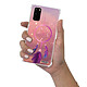 Evetane Coque Samsung Galaxy S20 anti-choc souple angles renforcés transparente Motif Attrape rêve rose pas cher