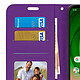 Avizar Housse Motorola Moto G7 et G7 Plus Étui folio Portefeuille Fonction Stand violet pas cher