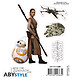 Avis Star Wars - 2 planches Stickers BB8 Rey 16x11cm