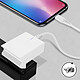 Swissten Chargeur Secteur Double USB 3A Smart IC Câble USB-C  Slim Blanc pas cher