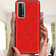 Acheter Avizar Coque Huawei P smart 2021 Paillette Amovible Silicone Semi-rigide rouge