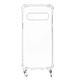 Avizar Coque Galaxy S10 Plus Anneau personnalisable avec bijou/Chaîne - Transparent Coque transparente conçu sur mesure pour Samsung Galaxy S10 Plus