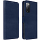 Avizar Housse Samsung Galaxy S20 FE Folio Vintage Porte-carte Fonction Support Bleu Housse de protection spécialement conçue pour Samsung Galaxy S20 FE