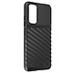 Avizar Coque pour Xiaomi Redmi Note 11 et 11s Silicone Effet Strié Antidérapant Noir Texture antidérapante grâce à la finition striée, plus de risque de chute ni de glissade