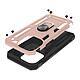 Avizar Coque pour iPhone 15 Pro Max Antichoc Hybride Bague Support Magnétique  Rose gold pas cher