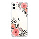 Evetane Coque iPhone 11 360 intégrale transparente Motif Fleurs roses Tendance Coque iPhone 11 360 intégrale transparente Fleurs roses Tendance