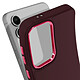 Acheter Avizar Coque pour Samsung Galaxy S24 FE Silicone Contour Caméra Métallisé Bordeaux