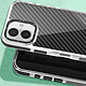 Avis Avizar Coque pour iPhone 16 Carbone Rigide Noir