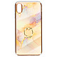 Avizar Coque Apple iPhone XS Max Bague de maintien Motif marbre champagne - Coque de protection à motif Marbre Champagne spécialement conçu pour iPhone XS Max.