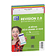 OXFORD Paquet de 32 Fiches Bristol revision 2.0 Perforées 148x210 mm A5 Q5/5 coloris assortis Fiche Bristol