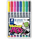 STAEDTLER Marqueur permanent 317M Lumocolor, étui de 8 Marqueur permanent