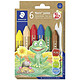 STAEDTLER Craie à la cire Noris junior, étui carton de 6 Marqueur craie