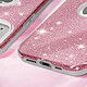 Avis Avizar Coque pour iPhone 14 Paillette Silicone Semi rigide  Rose