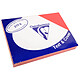 CLAIREFONTAINE Paquet de 100 Couvertures reliure Text&Cover Toilé 270g A4 210x297 mm Rouge turc x 5 Couverture à relier