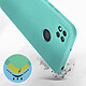 Avis Avizar Coque pour Xiaomi Redmi 10A Silicone Semi-rigide Finition Soft-touch Fine  Turquoise