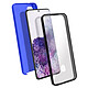 Avizar Coque Samsung Galaxy S20 Protection Arrière Rigide et Avant Souple Bleu - Coque de protection spécialement conçue pour le Samsung Galaxy S20