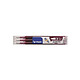 PILOT Lot de 3 Recharges roller FRIXION BALL BLS-FR7 pointe moyenne bordeaux Recharge pour stylo roller