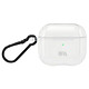 CASE MATE Coque pour Airpods 3 Tough en Silicone avec Accrochage Métallique Transparent - Elle offre une protection complète face aux chutes, rayures et les éraflures