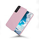 Avis Evetane Coque Samsung Galaxy S22 Rose Silicone liquide + 2 Vitres en Verre trempé Protection écran Antichocs