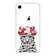 Evetane Coque iPhone Xr 360 intégrale transparente Motif Leopard Couronne Tendance Coque iPhone Xr 360 intégrale transparente Leopard Couronne Tendance