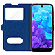 Avizar Housse Huawei Y5 2019 et Honor 8S Protection Double Fenêtre Fonction Stand Bleu pas cher